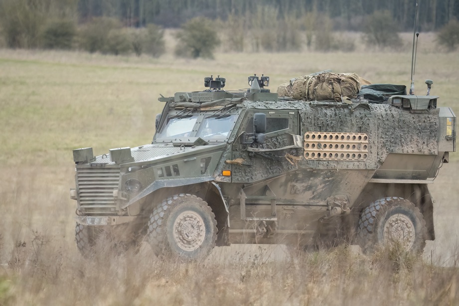 British military vehicle